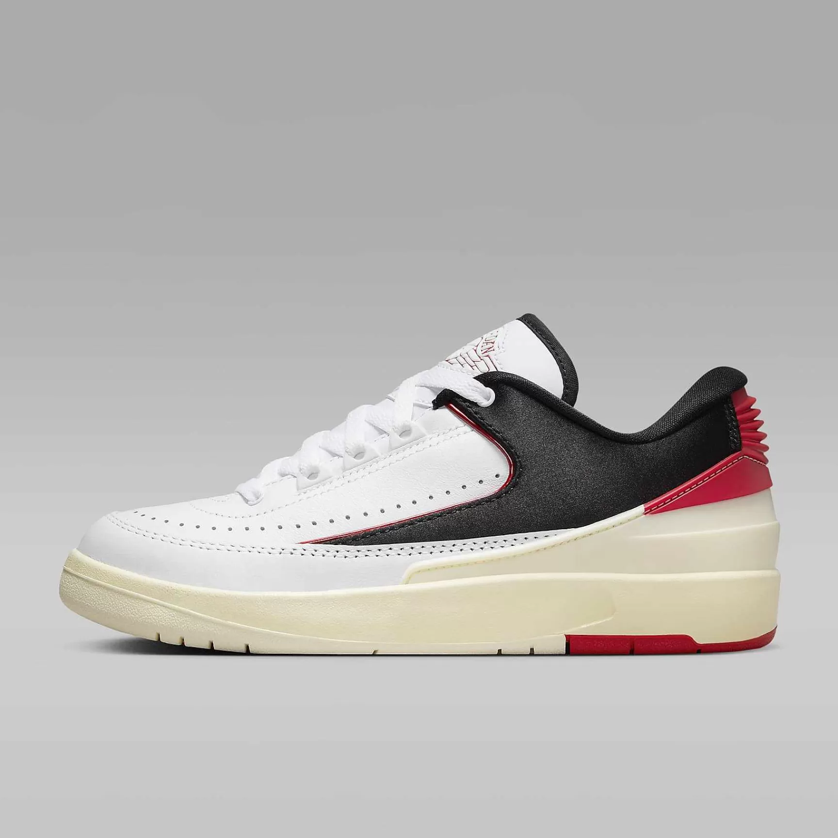 Nike Air Jordan 2 Laag "Zwart Satijn" -Vrouwen Jordanie