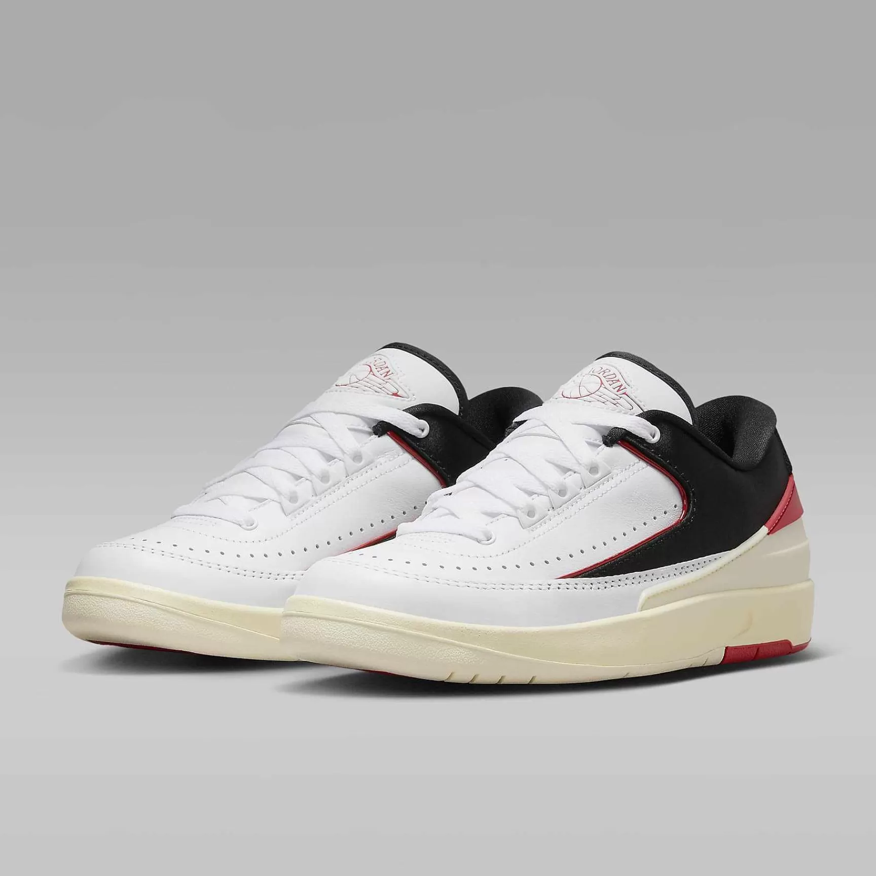 Nike Air Jordan 2 Laag "Zwart Satijn" -Vrouwen Jordanie