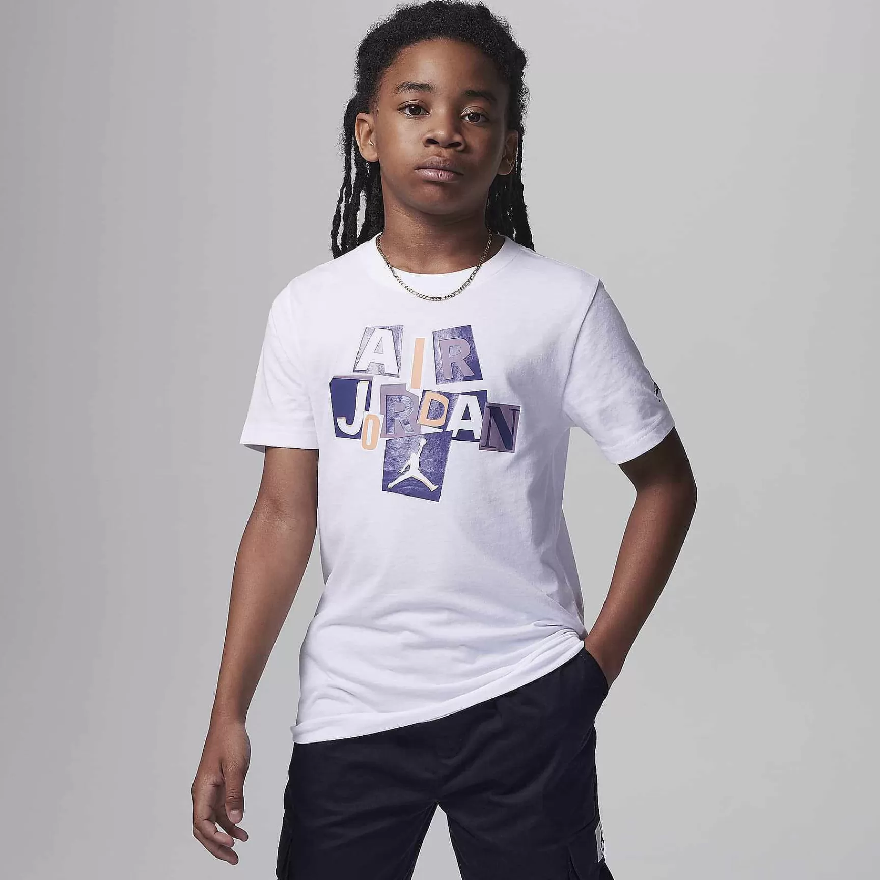 Nike Air Jordan Uitgesneden T-Shirt -Kinderen Cyber Monday-Kleding