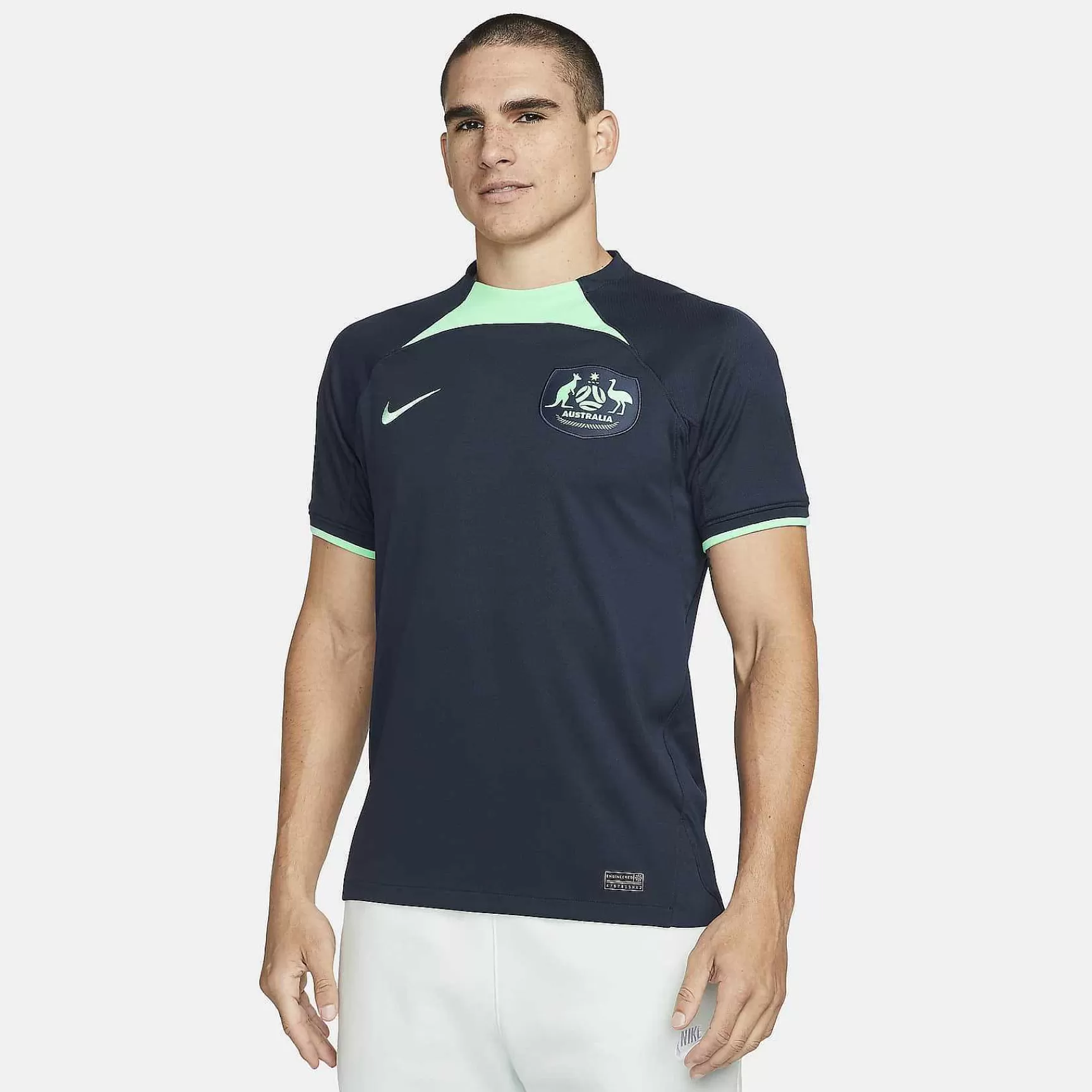 Nike Australie 2022/23 Stadion Uit -Heren Tops En T-Shirts