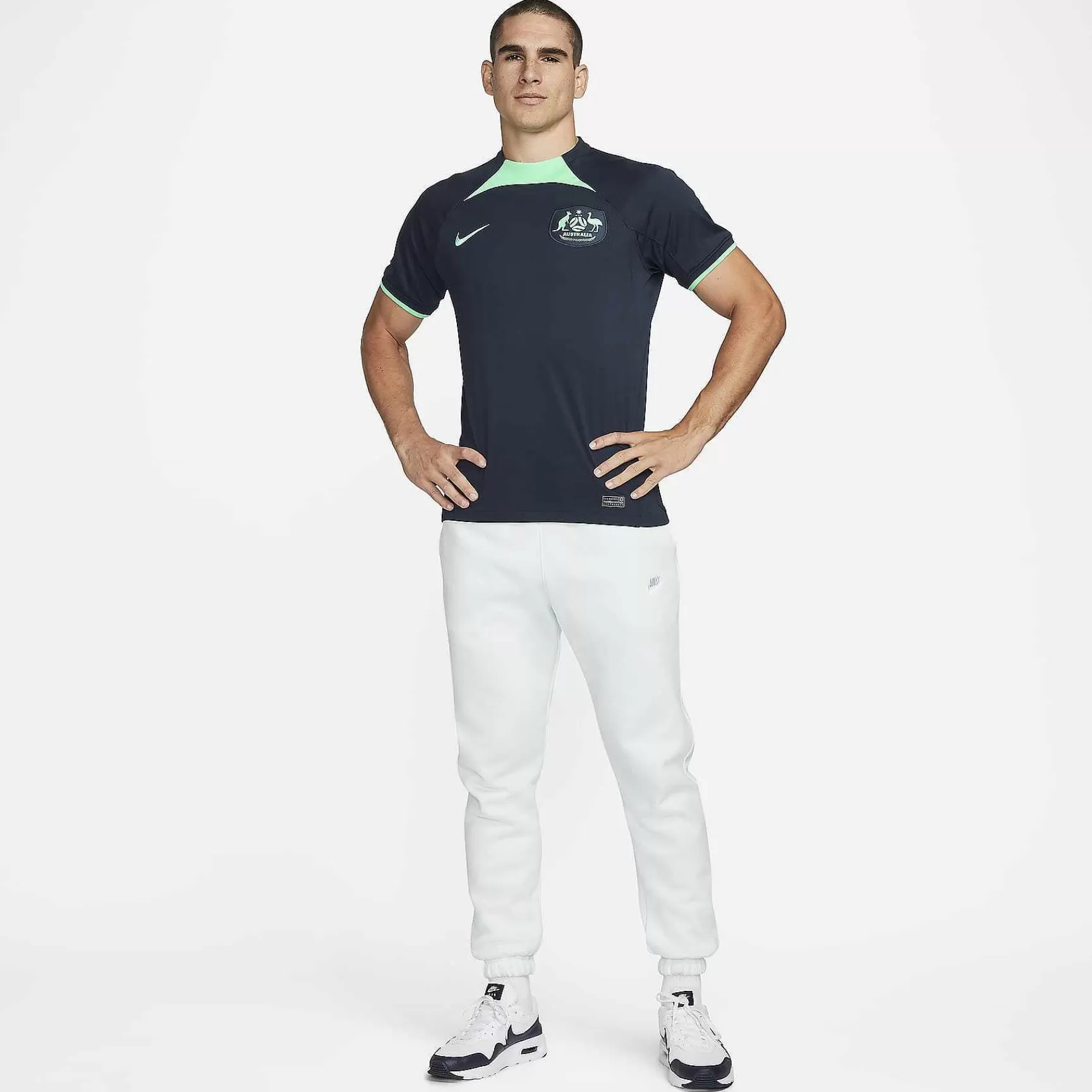 Nike Australie 2022/23 Stadion Uit -Heren Tops En T-Shirts