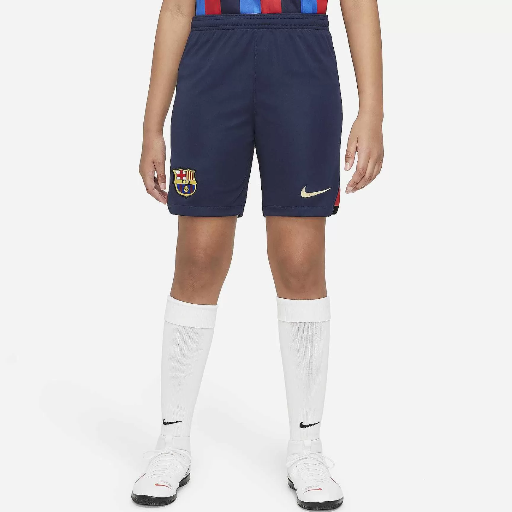 Nike Fc Barcelona 2022/23 Stadion Thuis -Kinderen Korte Broek