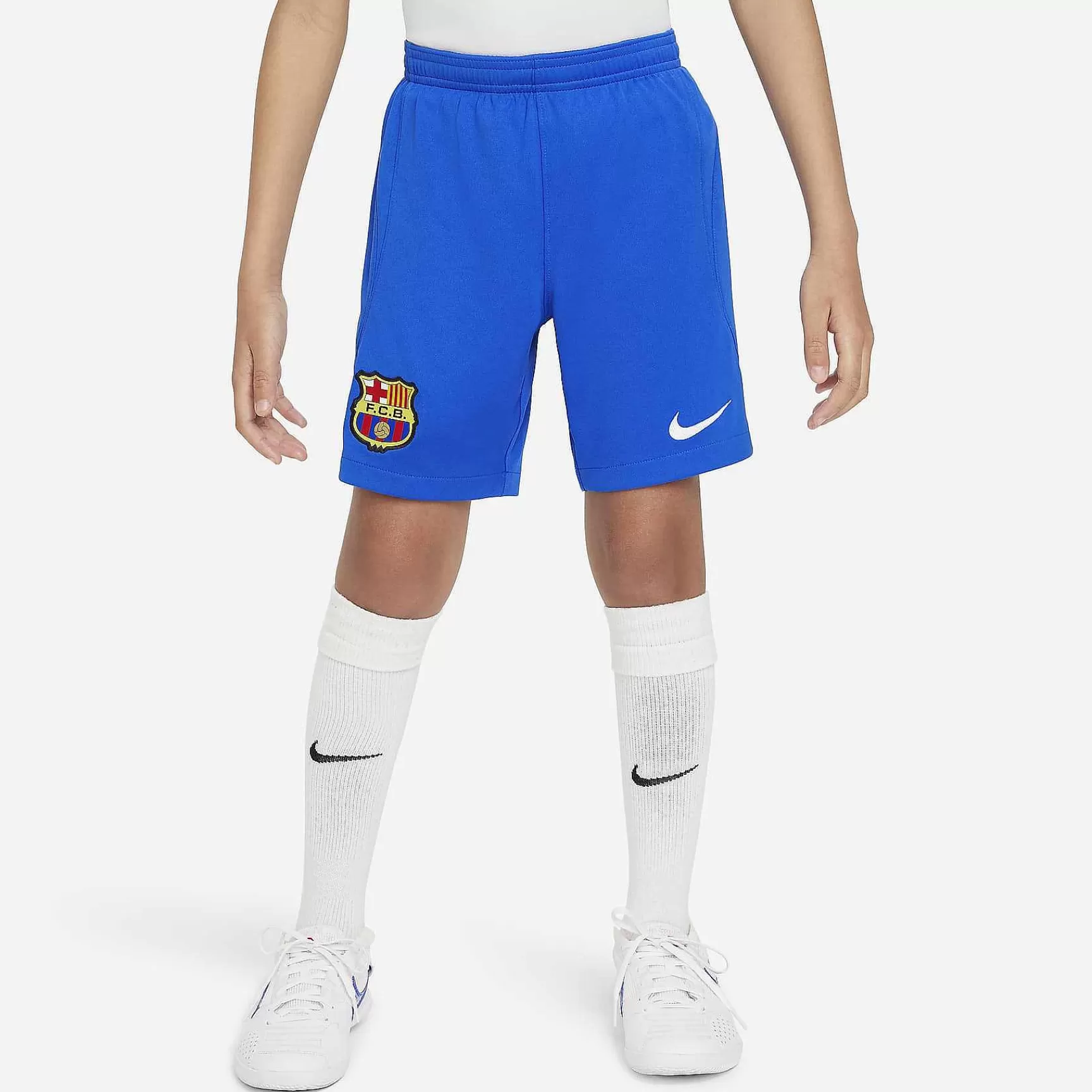 Nike Fc Barcelona 2023/24 Stadion Uit -Kinderen Korte Broek