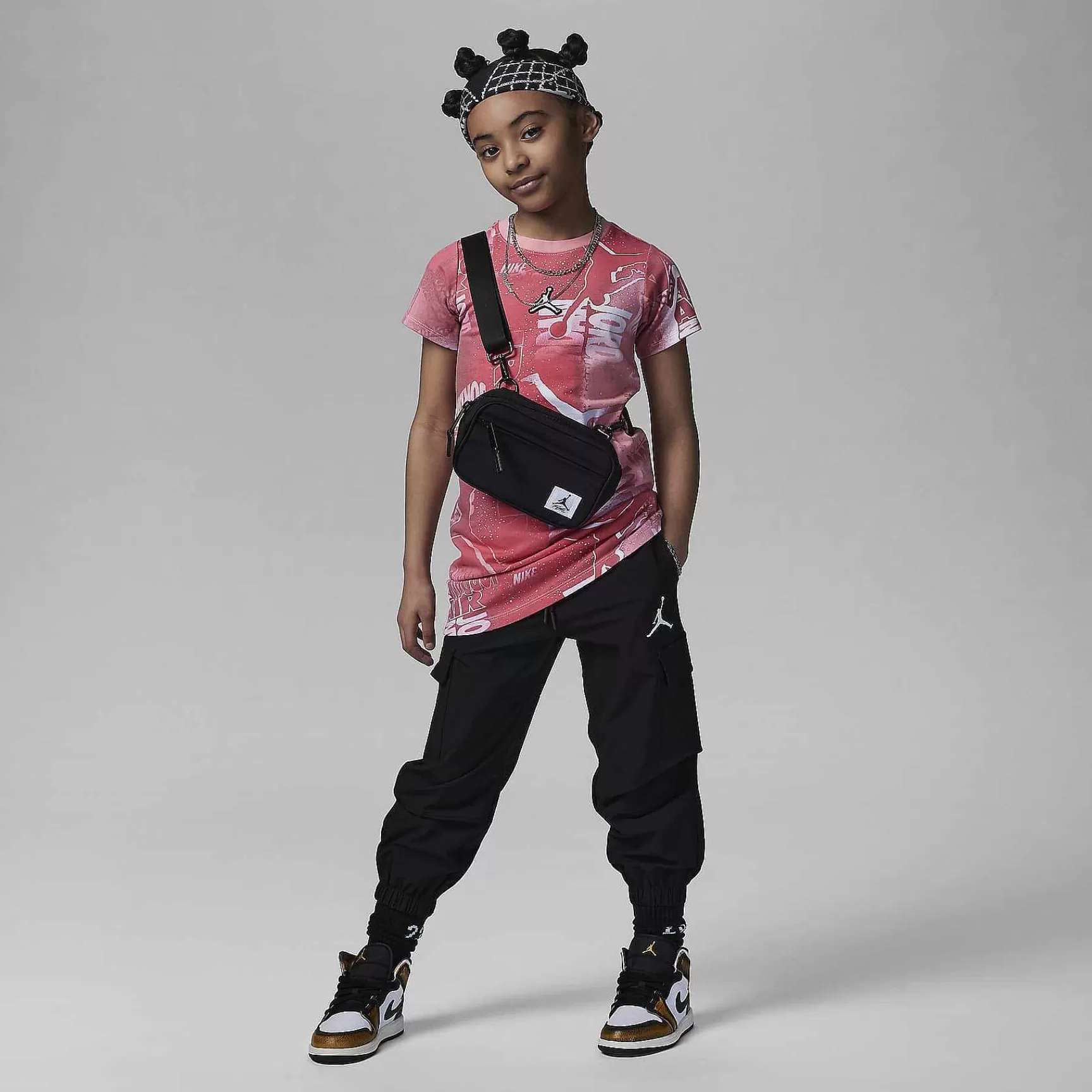 Nike Jordan Essentials New Wave Jurk Met Allover Print -Kinderen Jordanie