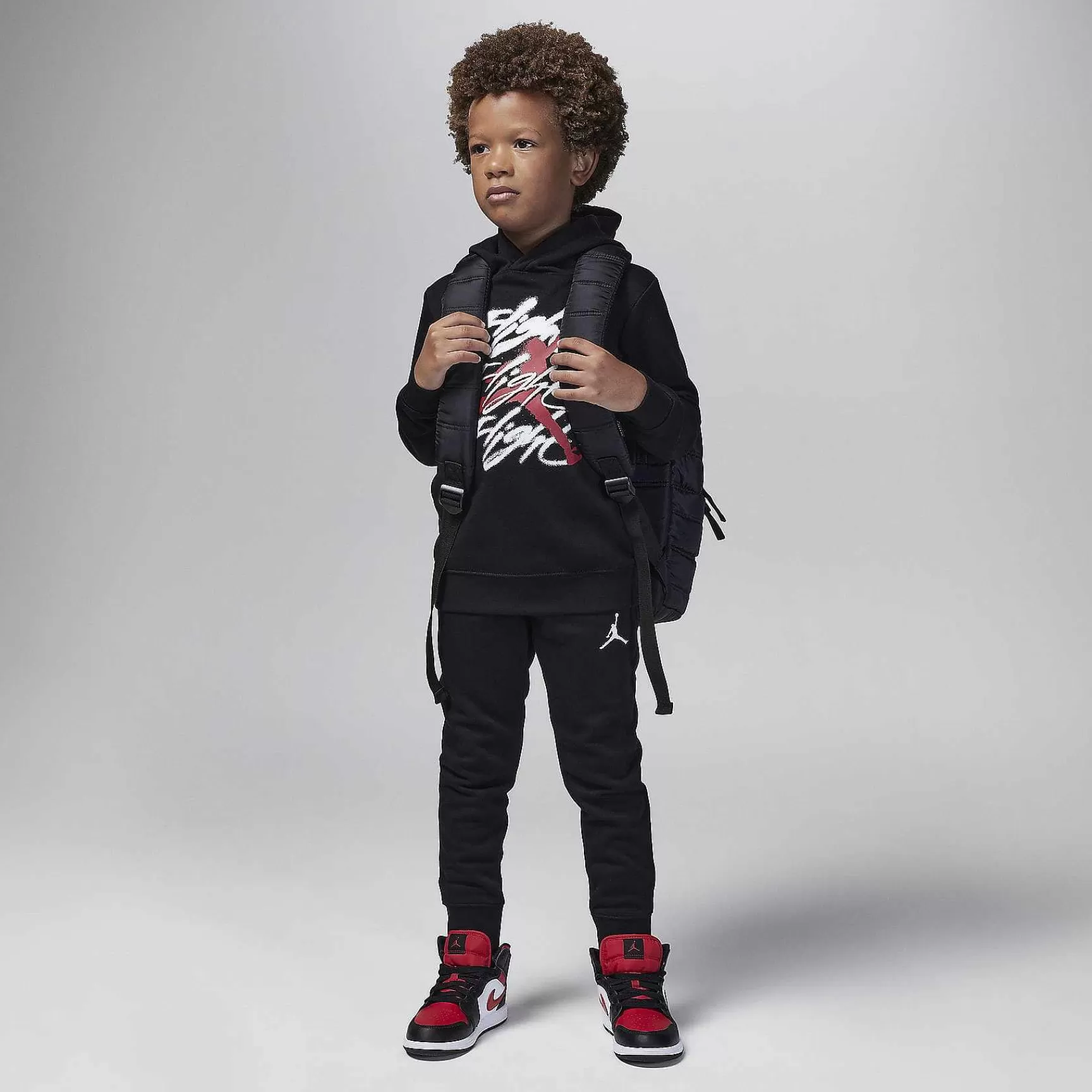 Nike Jordan Flight Spray Trui-Hoodieset -Kinderen Cyber Monday-Kleding