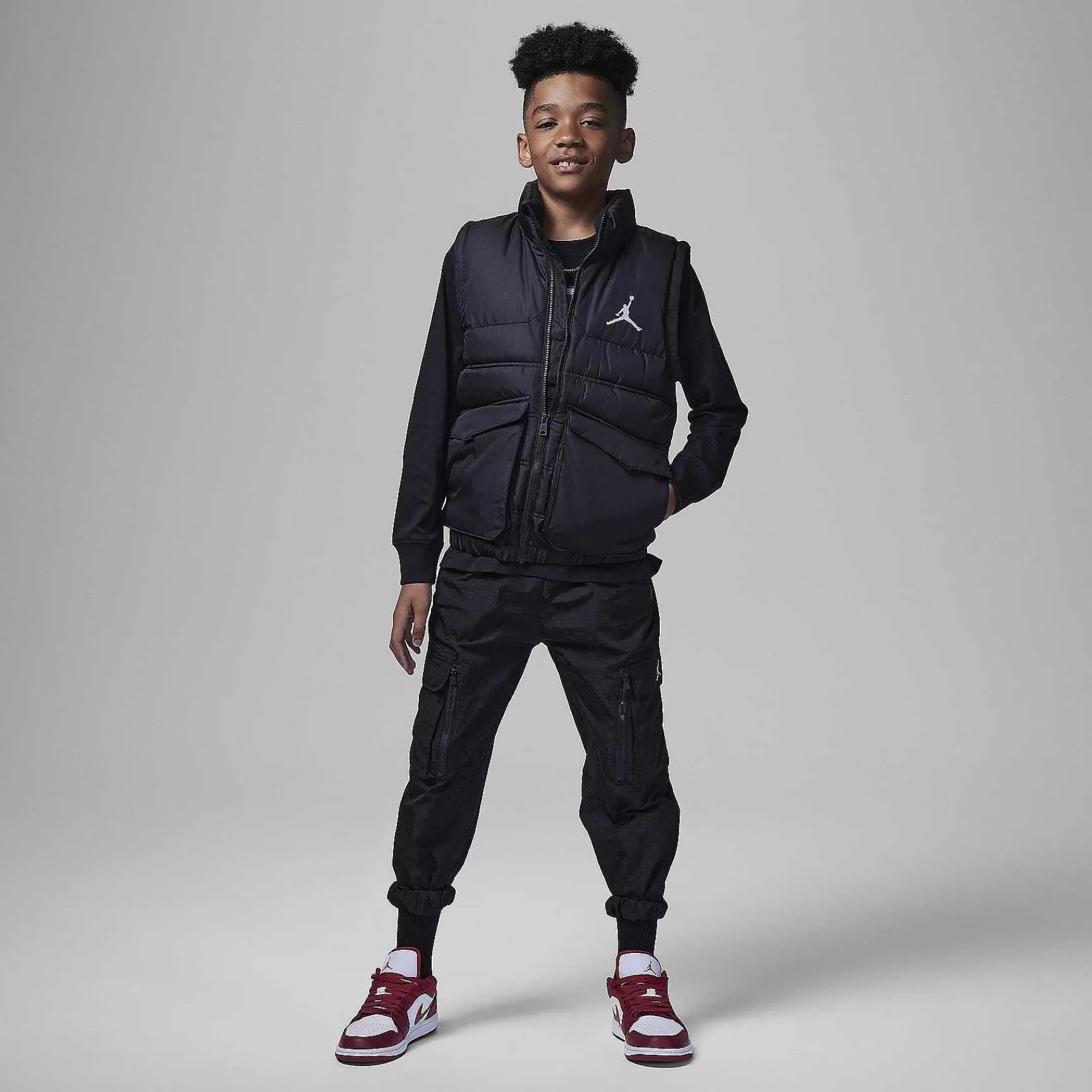 Nike Jordan Geblokkeerd Vest -Kinderen Bovenkleding En Jassen