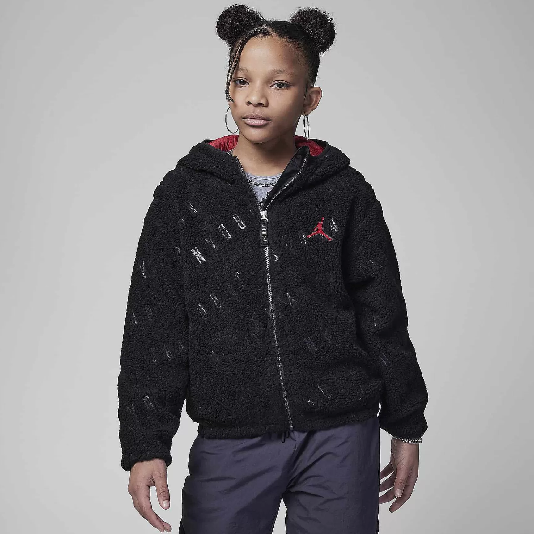 Nike Jordan Jacquard Sherpa-Jack -Kinderen Cyber Monday-Kleding