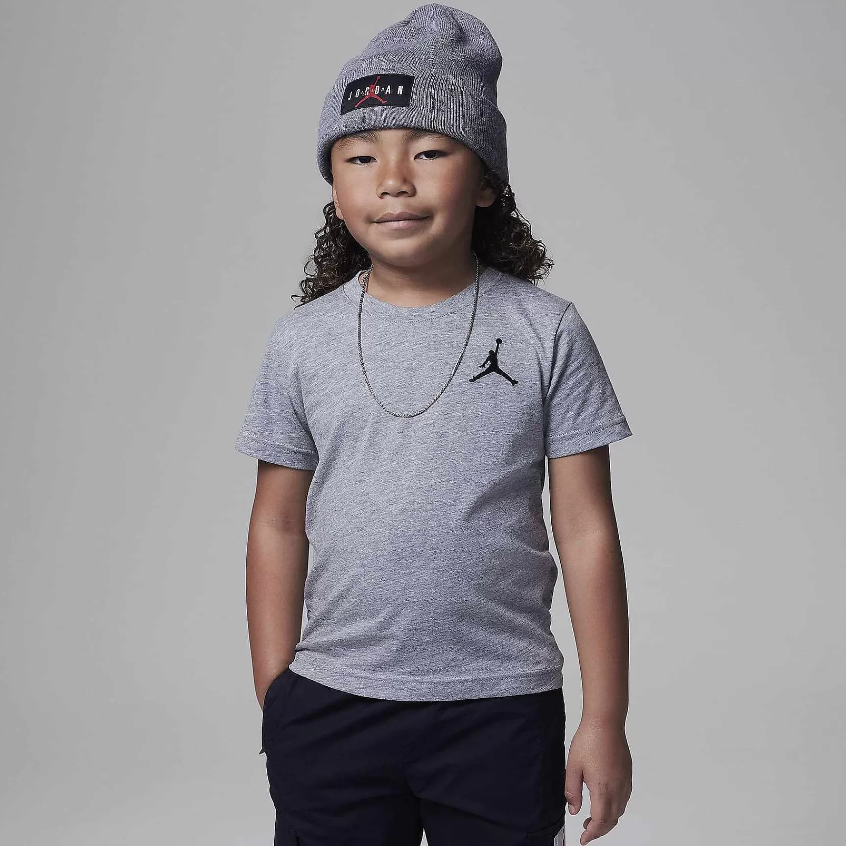 Nike Jordan Jumpman Air Geborduurd T-Shirt -Kinderen Tops En T-Shirts