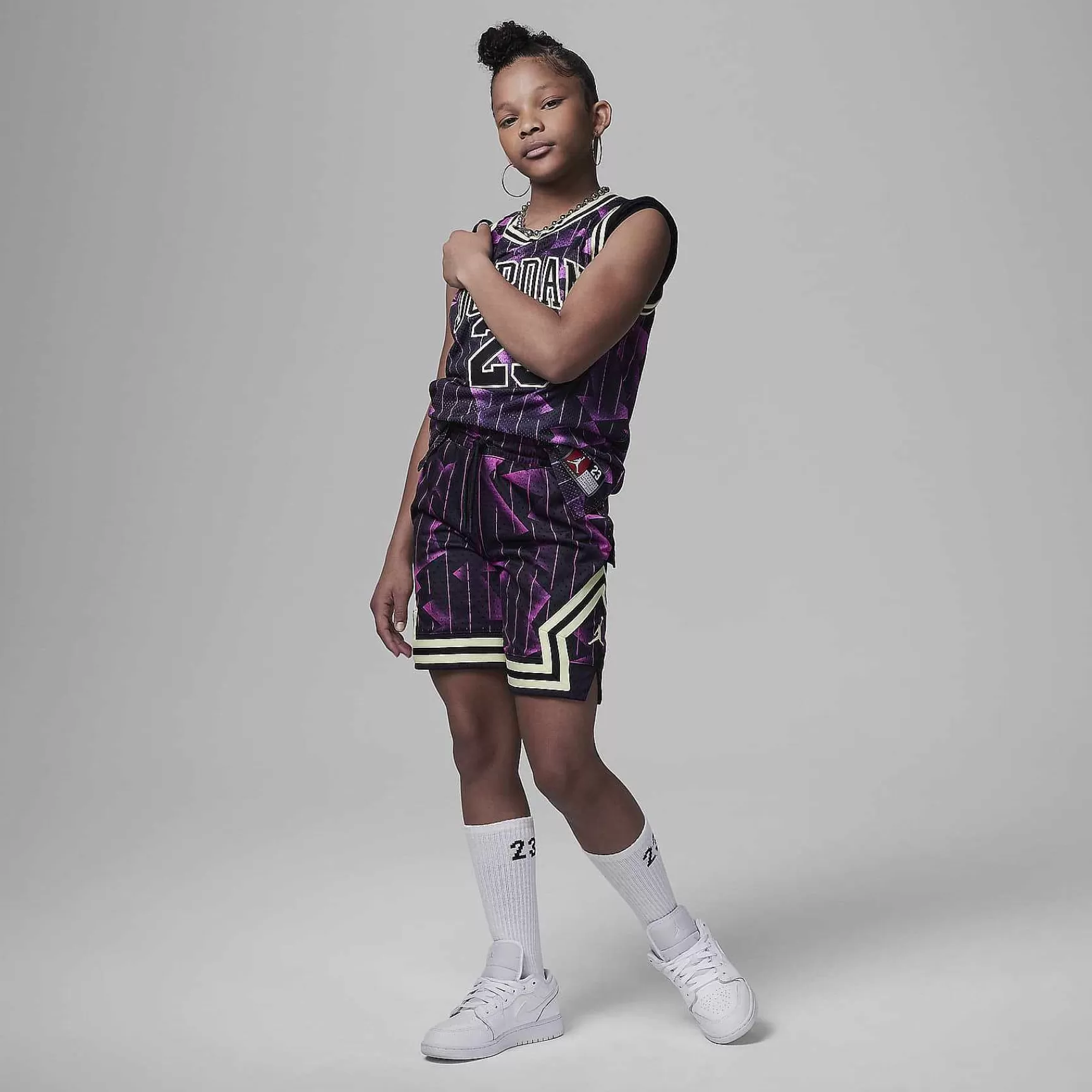 Nike Jordan Jumpman Bedrukte Diamantshort -Kinderen Cyber Monday-Kleding