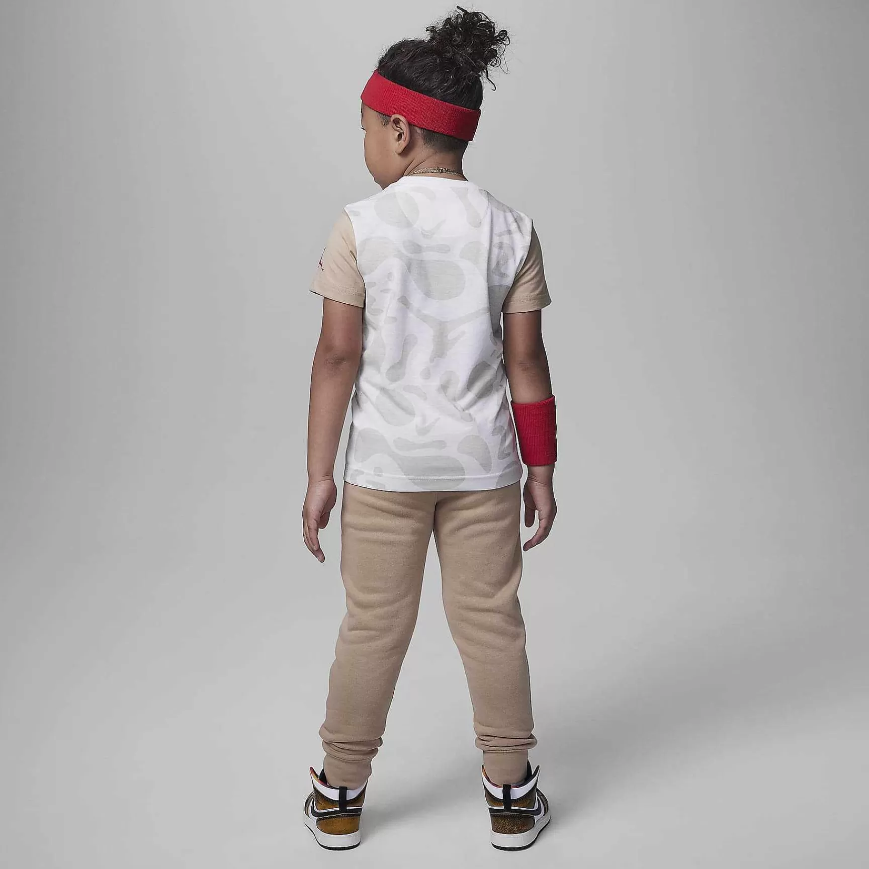 Nike Jordan Lil' Champ-Set Met T-Shirt En Broek Met Print -Kinderen Jordanie