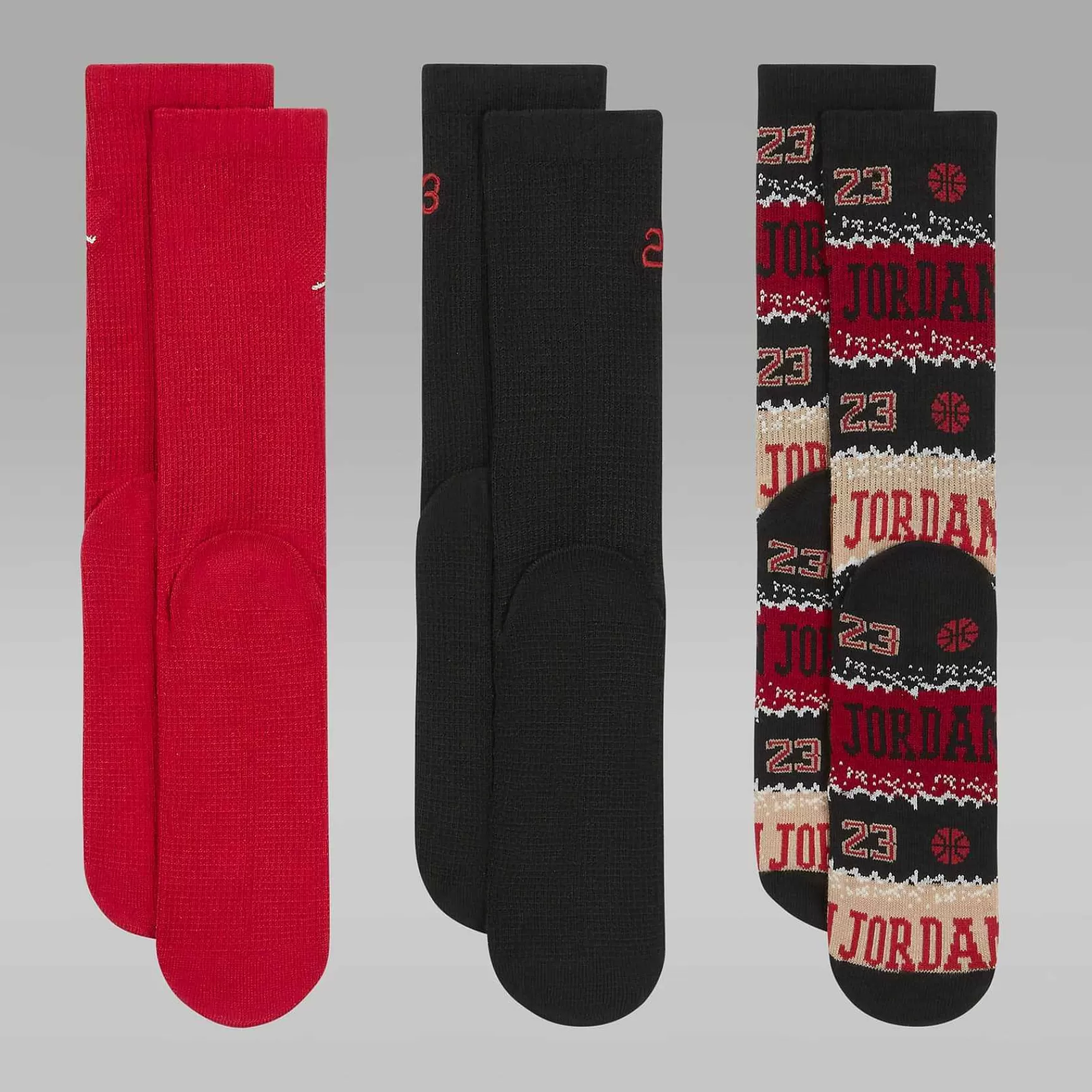 Nike Jordan Mj Holiday Crew-Sokken (3 Paar) -Kinderen Sokken