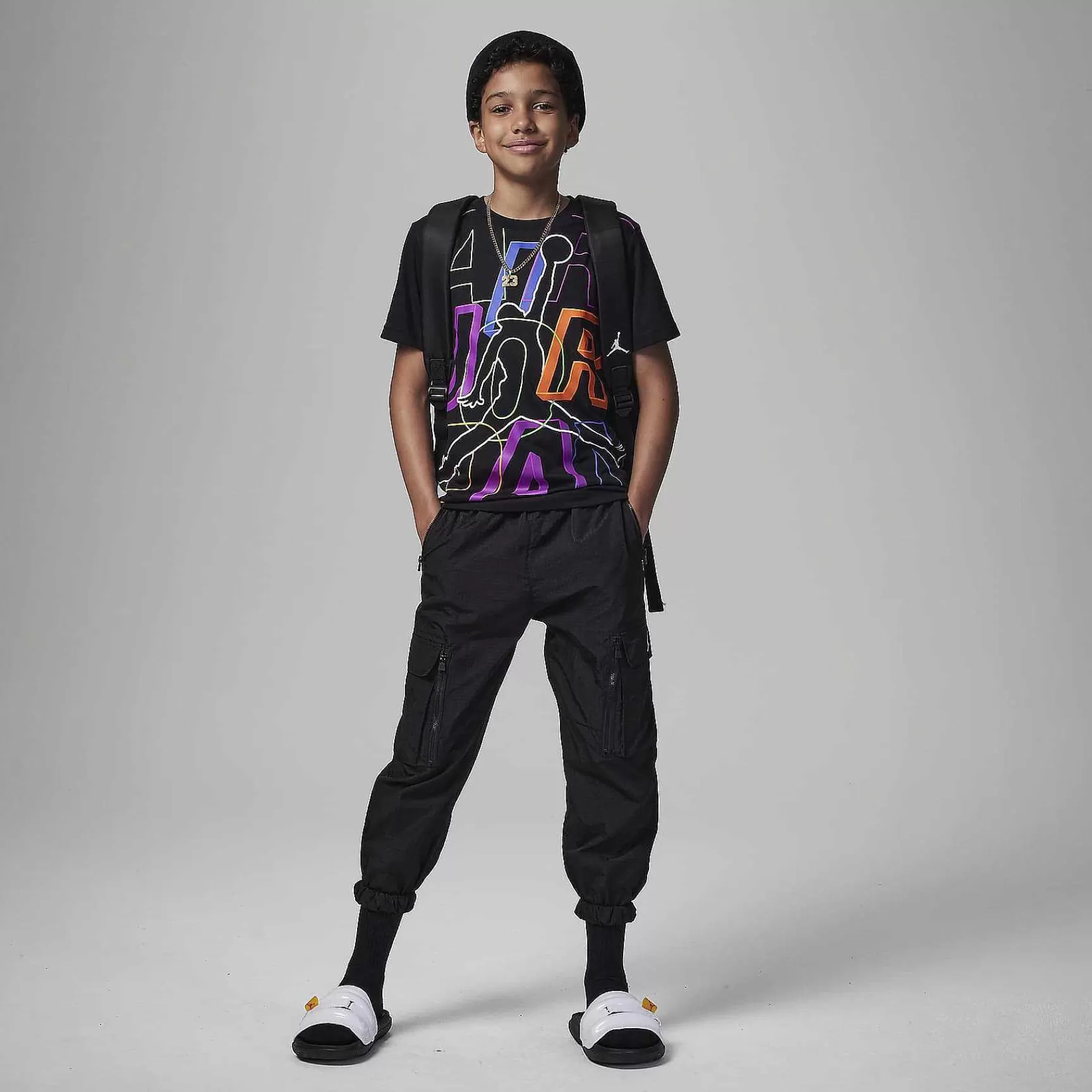 Nike Jordan Opgesloten In T-Shirt -Kinderen Jordanie