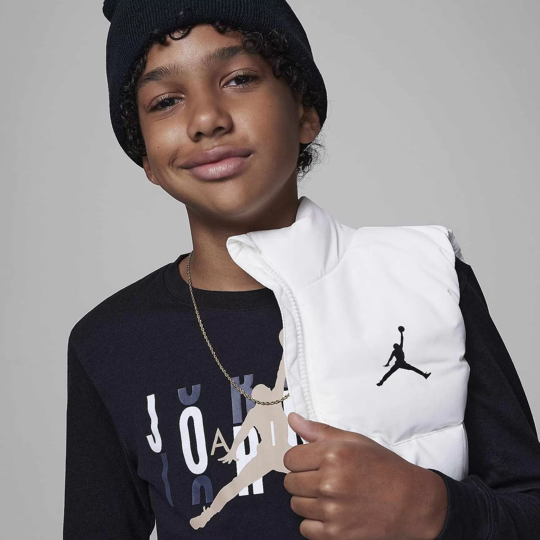 Nike Jordan Scramble T-Shirt Met Lange Mouwen -Kinderen Jordanie