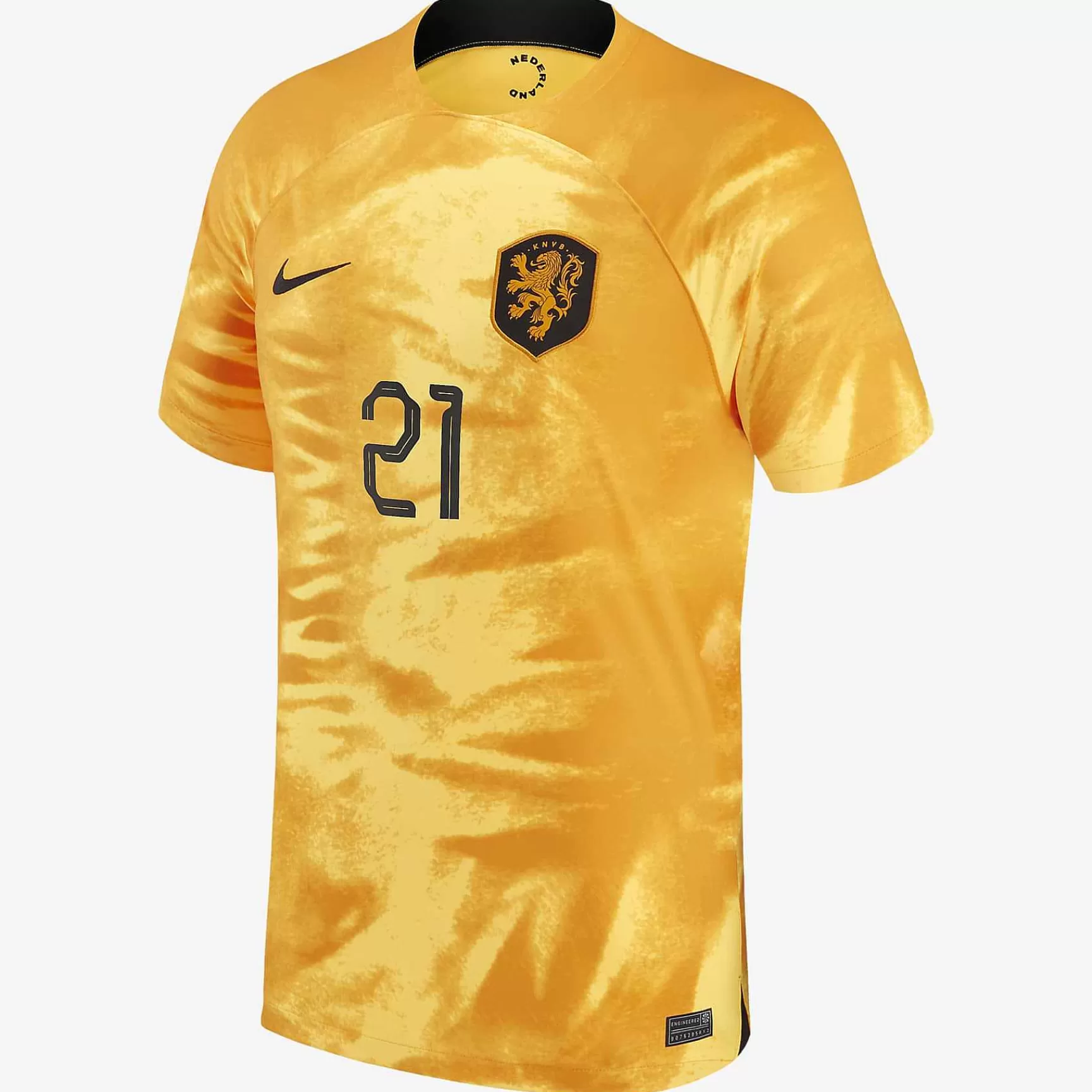 Nike Nederlands Elftal 2022/23 Stadion Thuis (Frenkie De Jong) -Heren Tops En T-Shirts