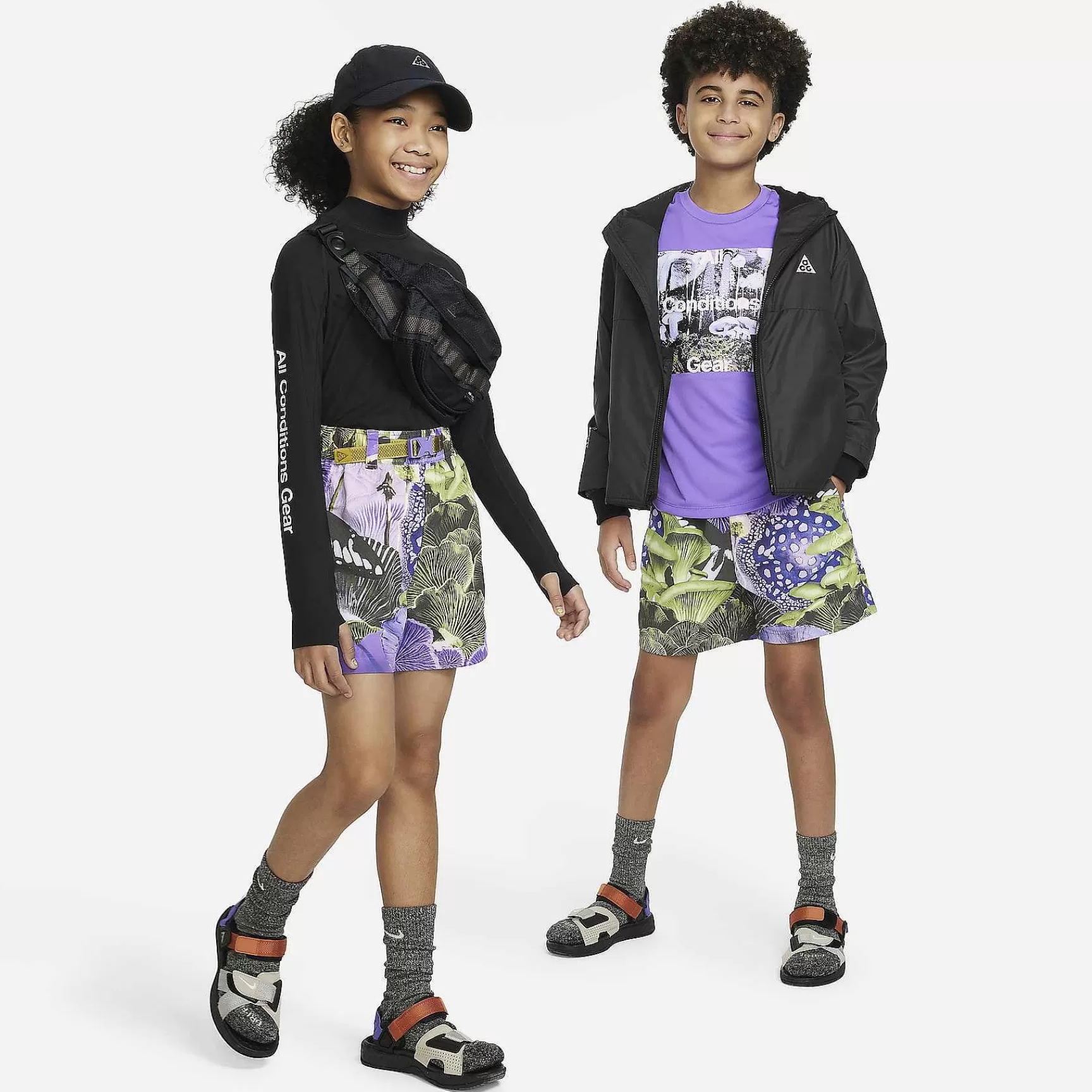 Nike Acg Trail-Short Met Print -Kinderen Korte Broek