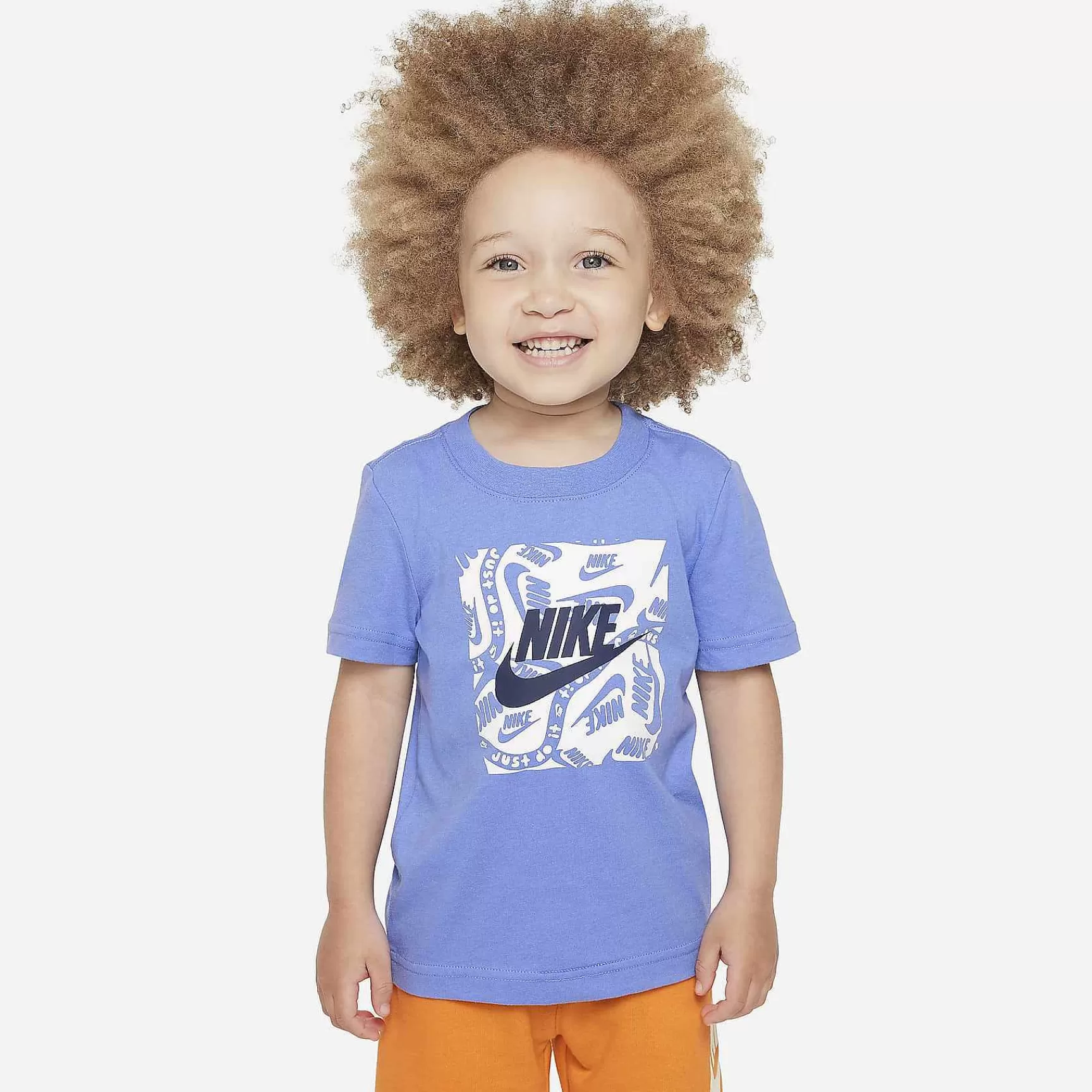 Nike Brandmark Square Basis-T-Shirt -Kinderen Tops En T-Shirts