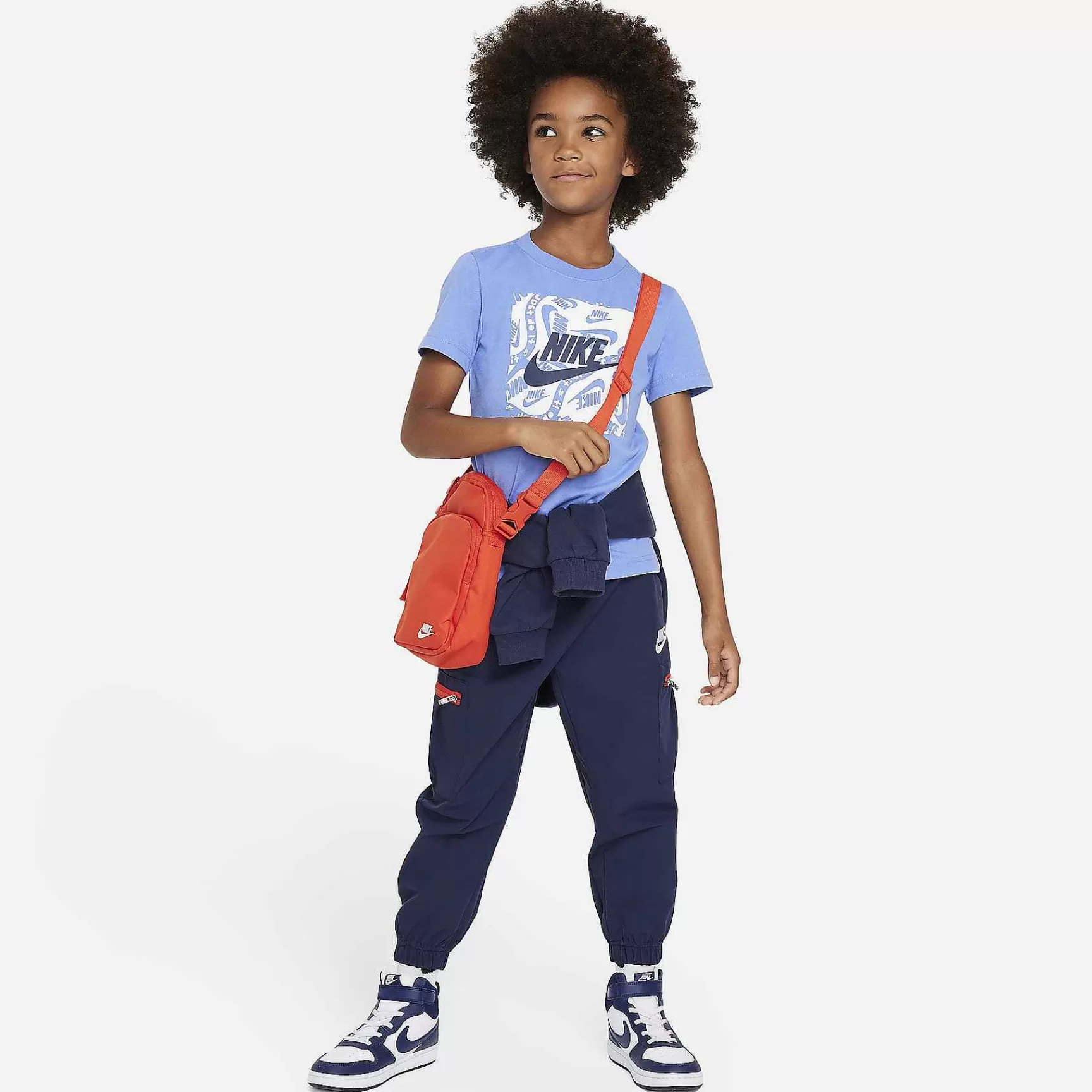 Nike Brandmark Square Basis-T-Shirt -Kinderen Tops En T-Shirts