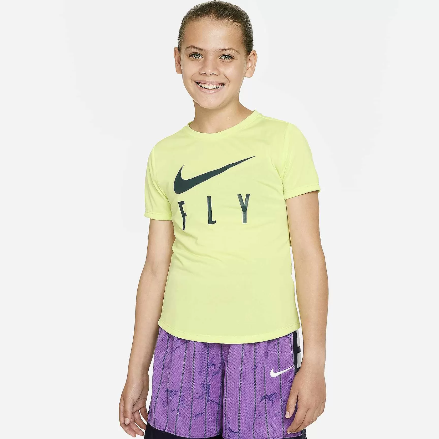 Nike Dri-Fit One Swoosh-Vlieg -Kinderen Tops En T-Shirts