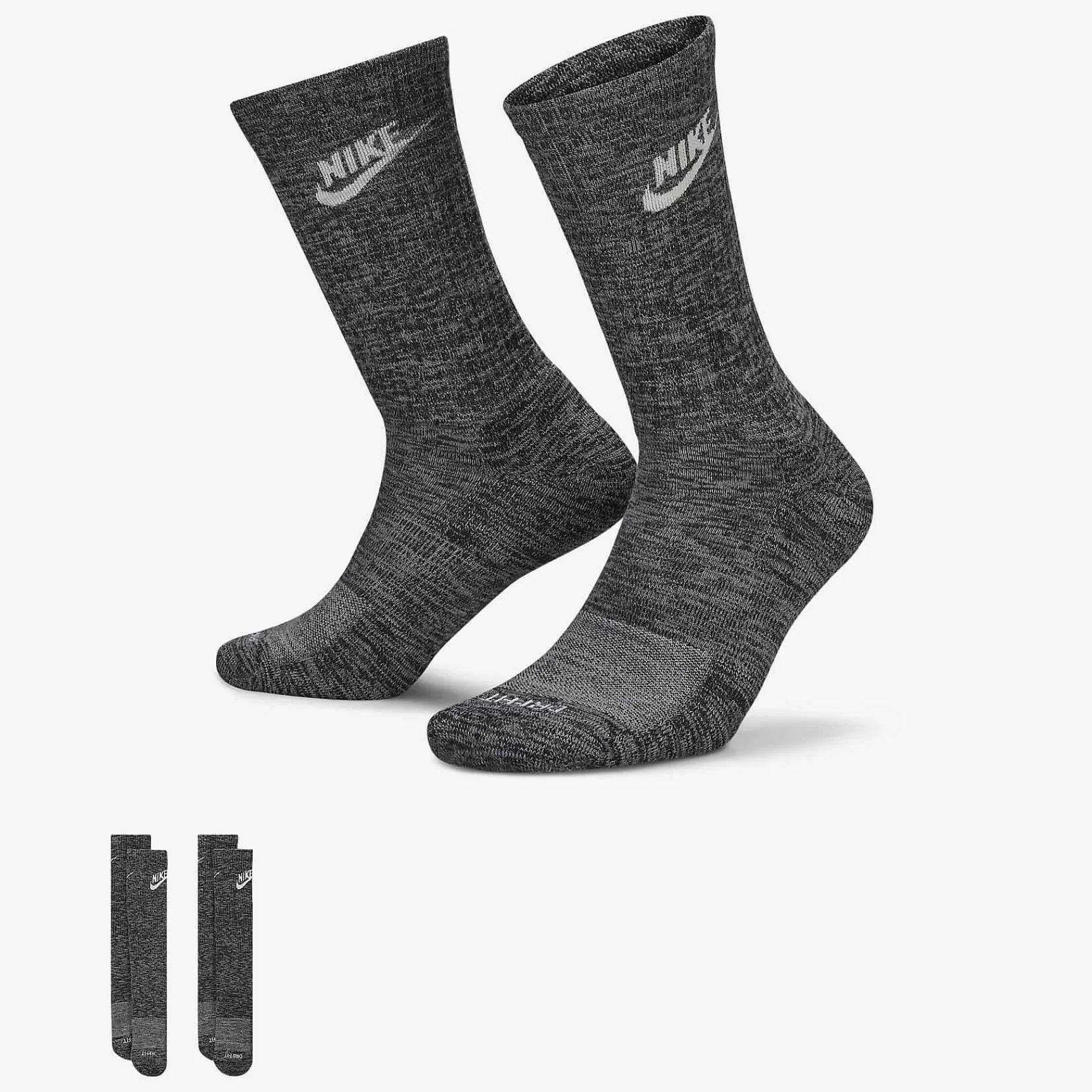 Nike Everyday Plus Met Demping -Heren Sokken