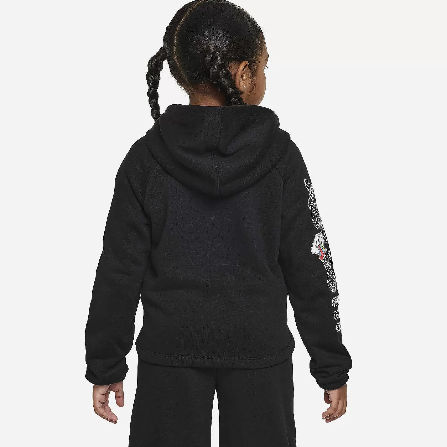 Nike Hoodie Met Volledige Rits En Notebookprint -Kinderen Hoodies En Sweatshirts