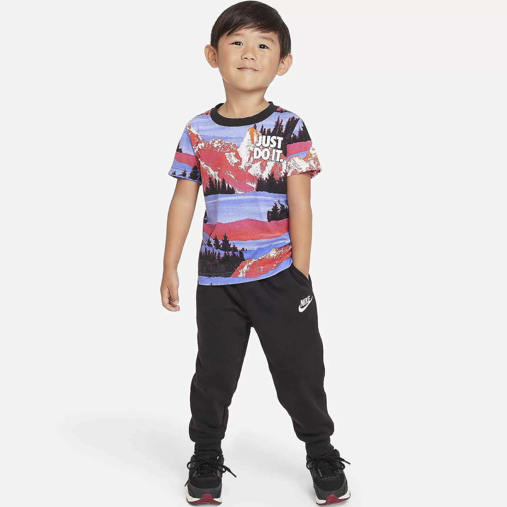 Nike Snowscape Bedrukt T-Shirt -Kinderen Tops En T-Shirts