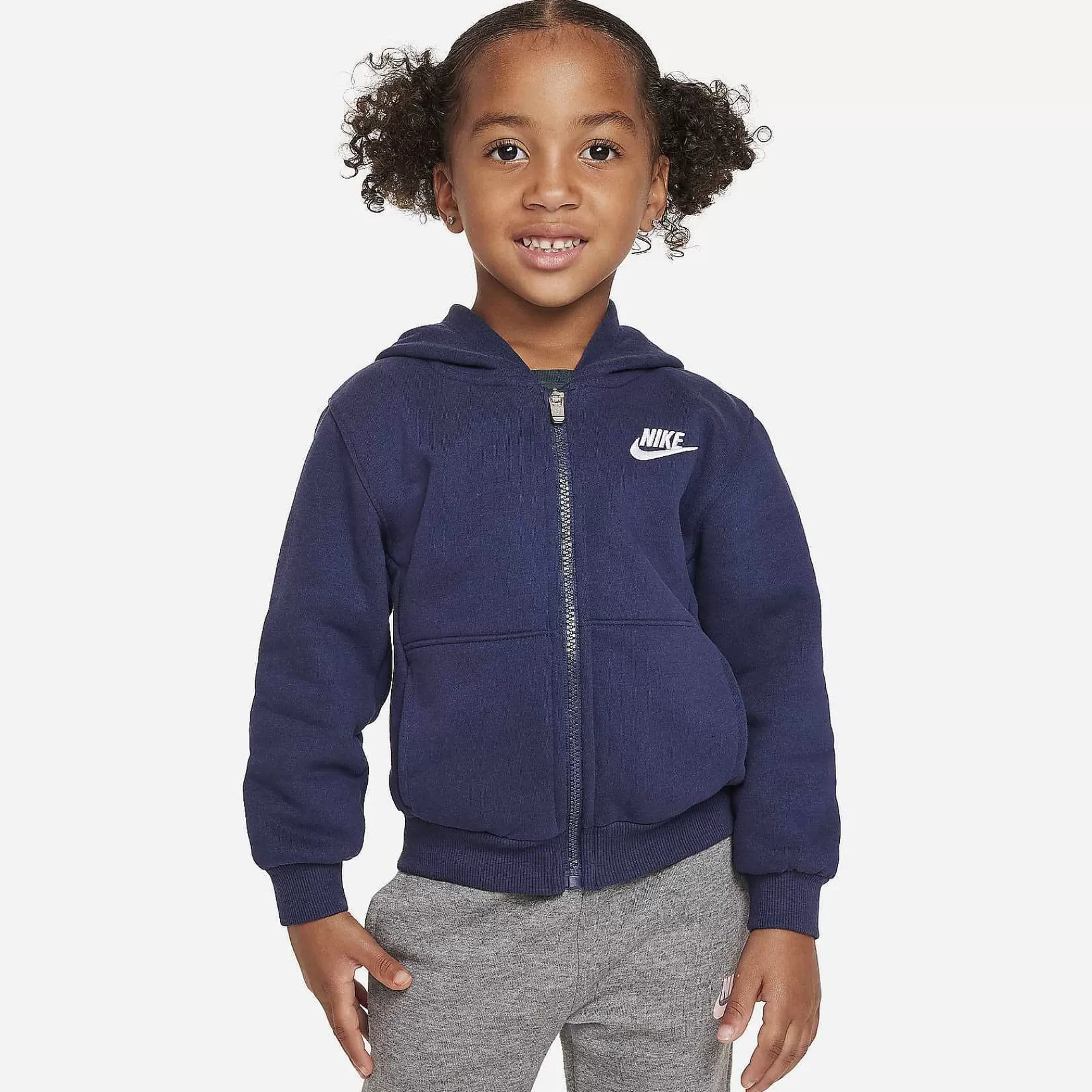 Nike Sportswear Club Fleece Met Volledige Ritssluiting -Kinderen Bijpassende Sets