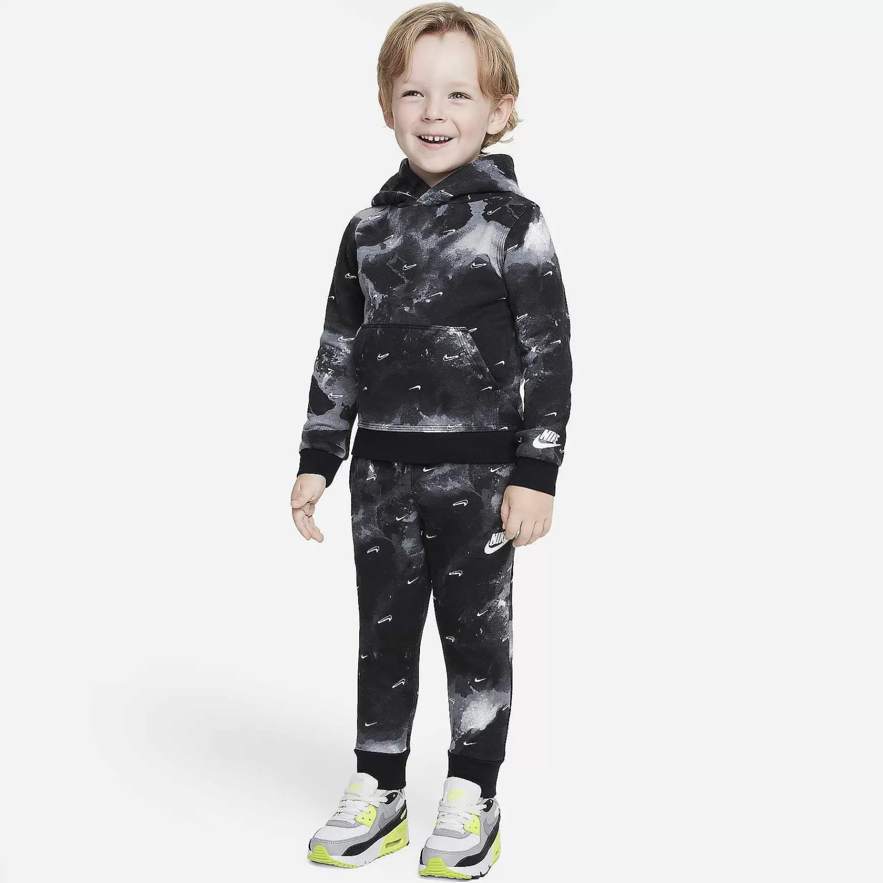 Nike Sportswear Club Marble Fleece Hoodie Met Capuchon -Kinderen Hoodies En Sweatshirts