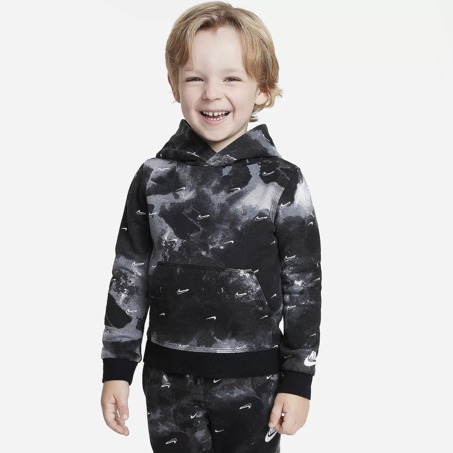 Nike Sportswear Club Marble Fleece Hoodie Met Capuchon -Kinderen Hoodies En Sweatshirts