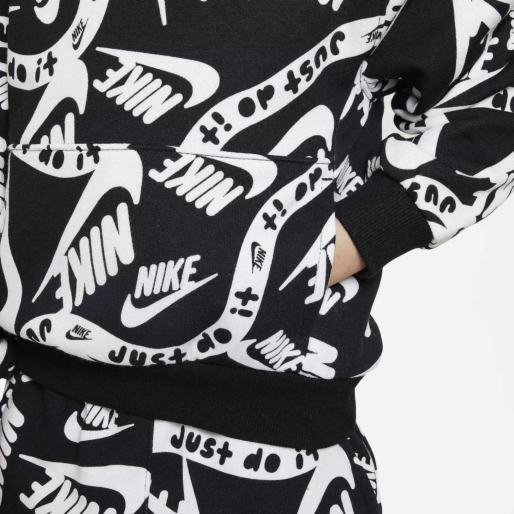 Nike Sportswear Club Trui Met Print -Kinderen Bijpassende Sets