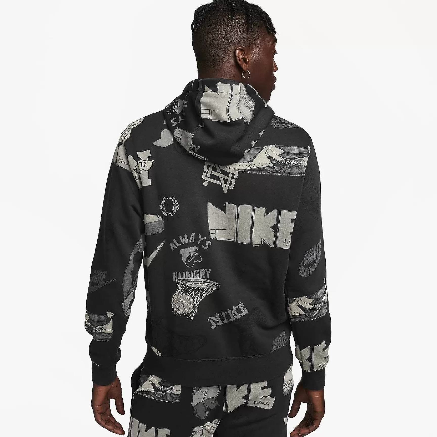 Nike Sportswear Club-Fleece -Heren Groot Lang