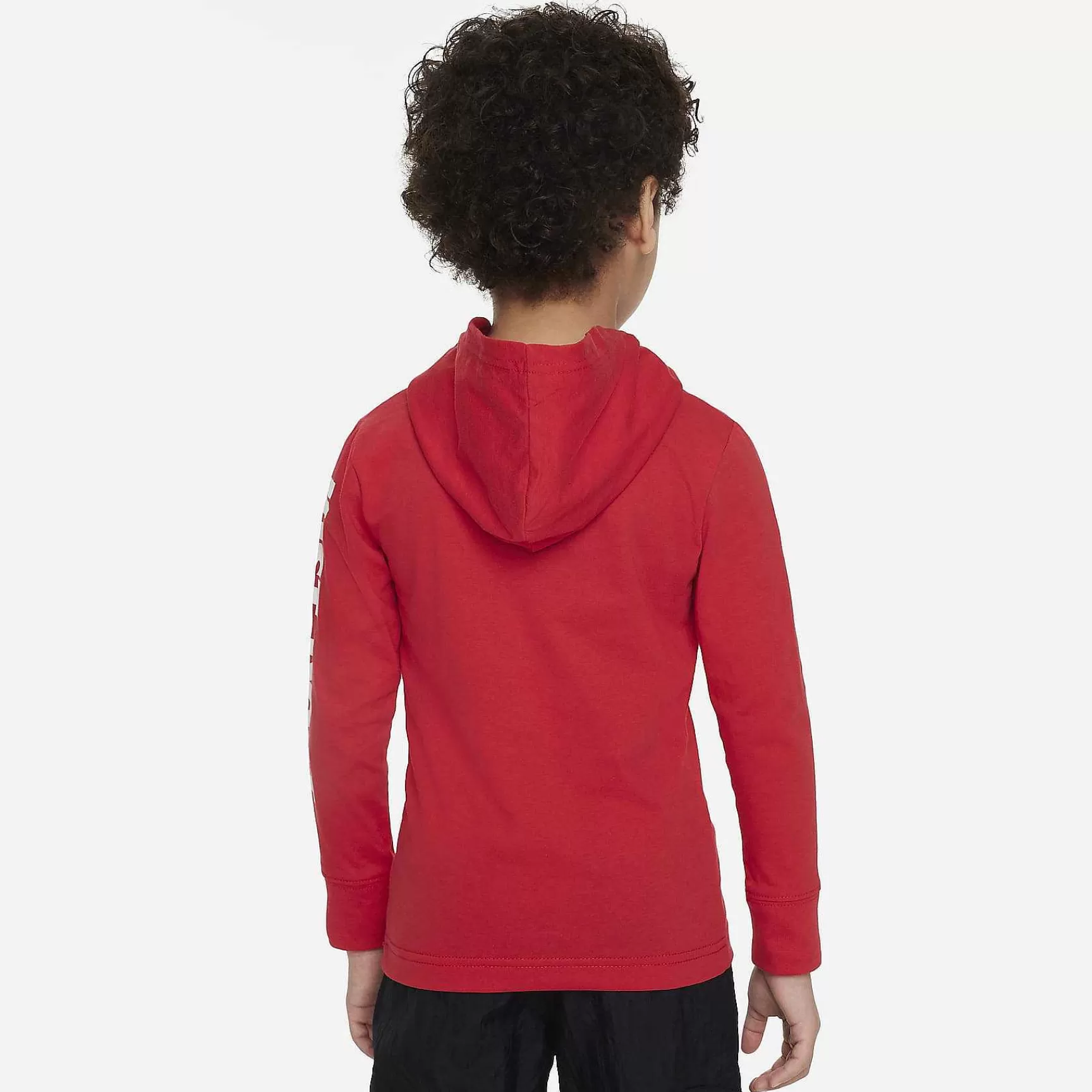 Nike Sportswear Futura T-Shirt Met Lange Mouwen En Capuchon -Kinderen Tops En T-Shirts