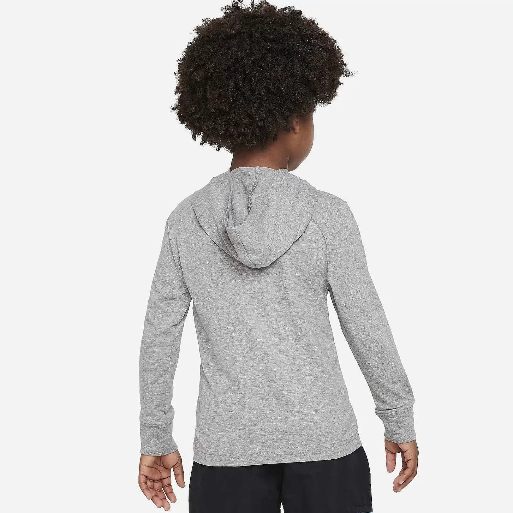 Nike Sportswear Futura T-Shirt Met Lange Mouwen En Capuchon -Kinderen Tops En T-Shirts
