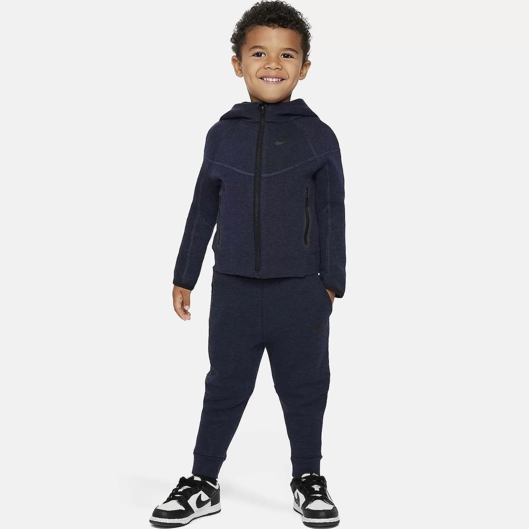 Nike Sportswear Tech Fleece Set Met Volledige Ritssluiting -Kinderen Hoodies En Sweatshirts