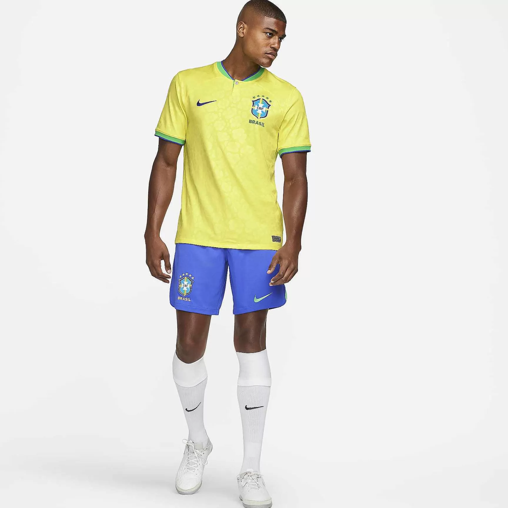 Nike Stadion Thuis Brazilie 2022/23 -Heren Tops En T-Shirts